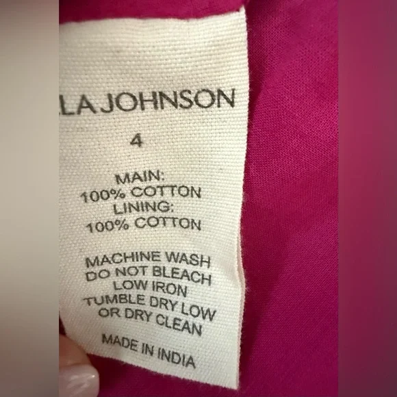 New!  Ulla Johnson Jessa Dress In Ruby (Pink) - Size 4 - Picture 7 of 10